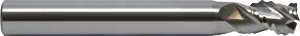 M.A. Ford Solid Carbide TuffCut® AL 3 Flute End Mill Neck Relief, Chipbreaker