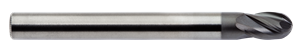 M.A. Ford TuffCut® GX 4 Flute Ball Nose End Mill, Stub Length, GemX Coated