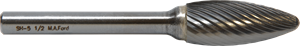 M.A. Ford Solid Carbide Edge Hog® Bur Flame