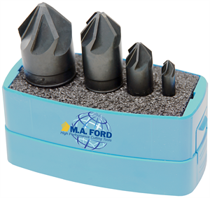 M.A. Ford HSS 6 Flute Countersink Set